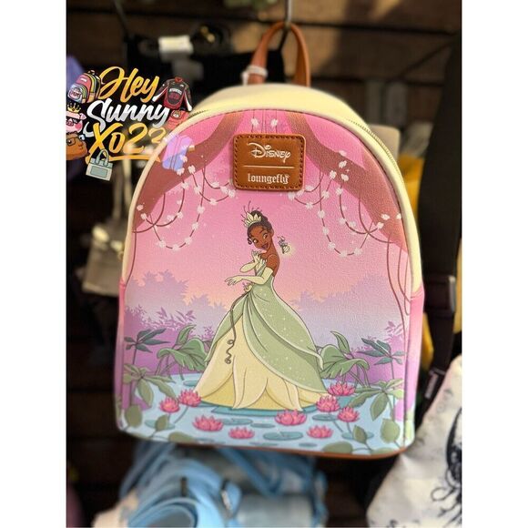 Loungefly Disney The Princess And The Frog Tiana Bayou Sunset Mini Backpack